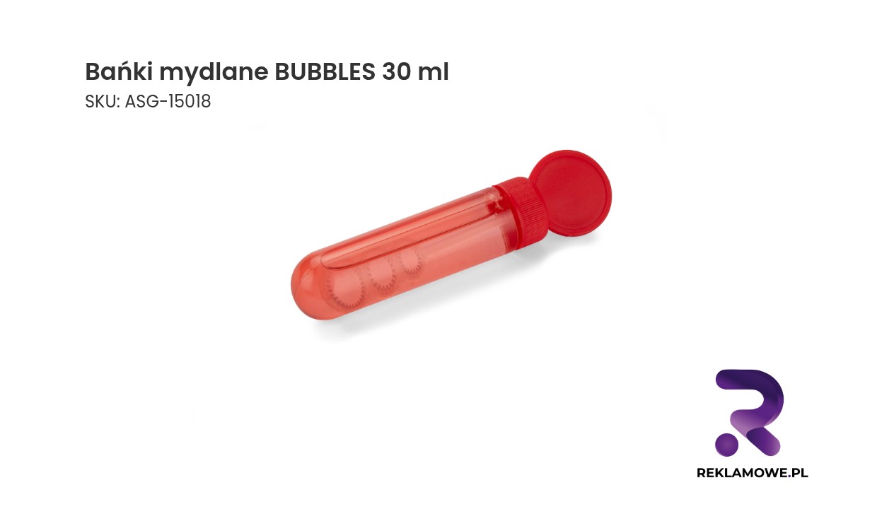 Bańki mydlane BUBBLES 30 ml - płyn do puszczania baniek dla dzieci