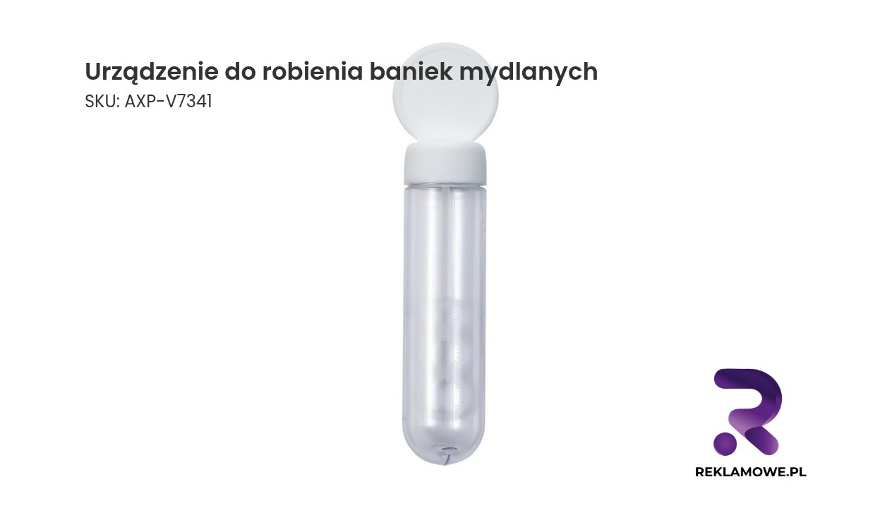 Urządzenie do robienia baniek mydlanych na tle białym